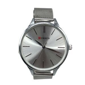 Women's Curren Silver Tone Mesh Band Watch